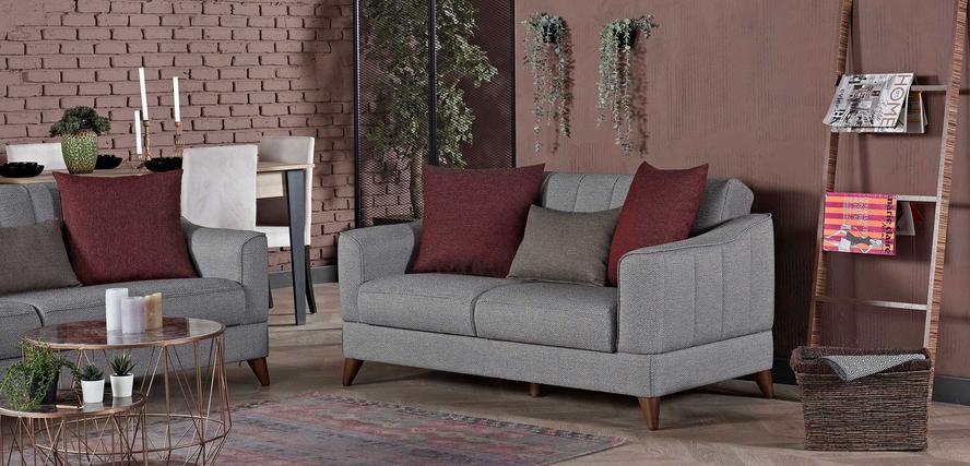 Prestige Double Seat Sofa (Walnut Foot)