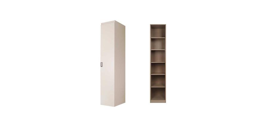 Singed Wardrobe with Geral Shelf Sol