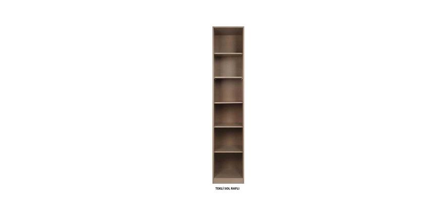 Singed Wardrobe with Geral Shelf Sol