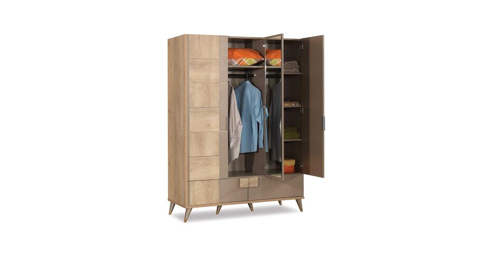 Pozy three -door Wardrobe