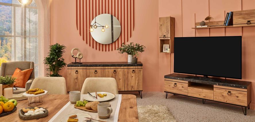 Atlantik TV Unit Set - Çam